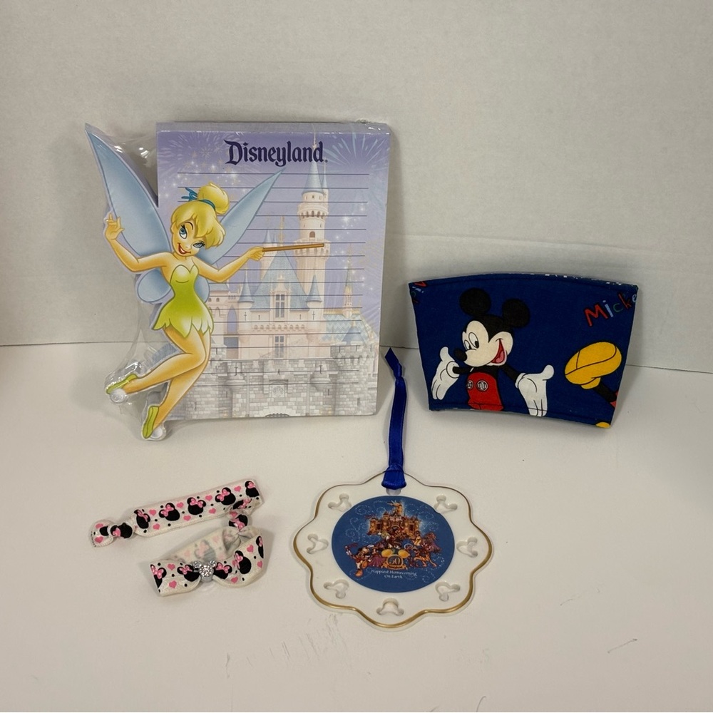 🏰 Disney items | New and Vintage Set of 5 | Tinkerbell Paper & Mickey Ornament